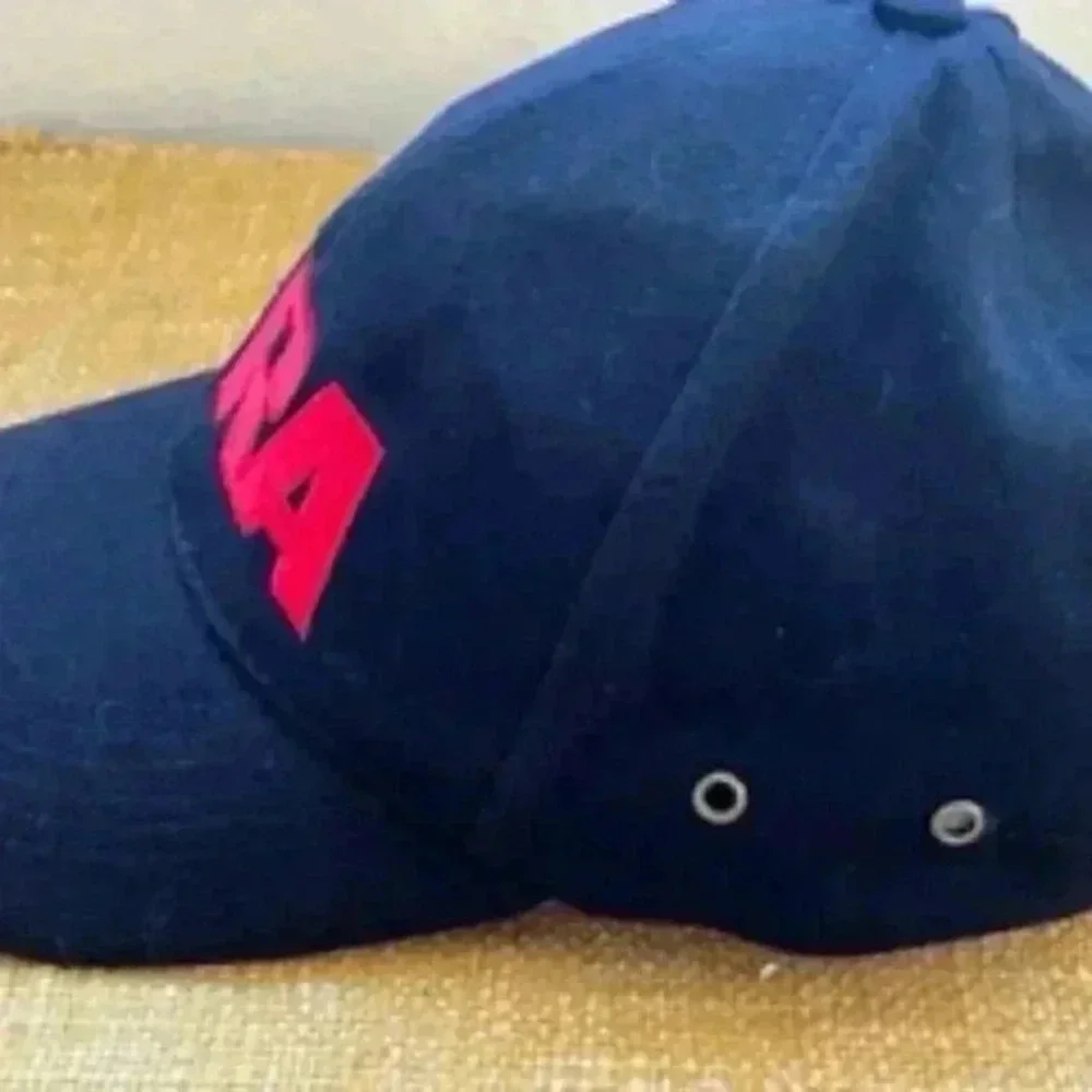 National Rifle Assoc- Stand And Fight Hat- Black & Red Adjustable Strap Back Cap
